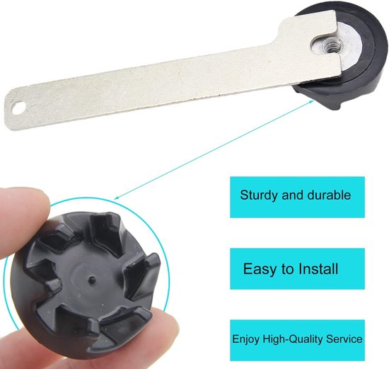 Vervangende Blender - Koppeling met Sleutelgereedschap - Compatibel - met moersleutel - Voor KitchenAid Blender KSB5 KSB3 - Voor WP9704230VP WP9704230 PS1174692 van VER — afbeelding 3