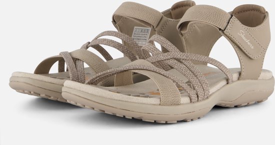 Skechers REGGAE SLIM - MEADOW GRAZER Dames Sandalen - Taupe