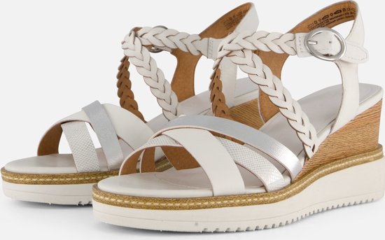 Tamaris Sandales pour femmes à talons blanc Synthétique Femme