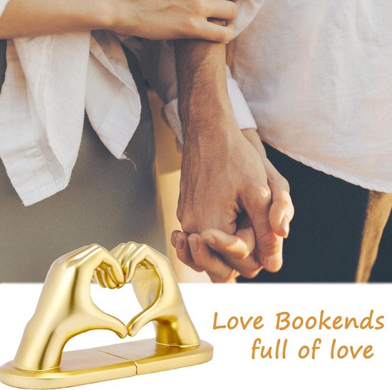 Zwarte Hart-handen Boekensteunen – Decoratieve Sculptuur Van Hars Voor Boekenplank Of Woondecoratie