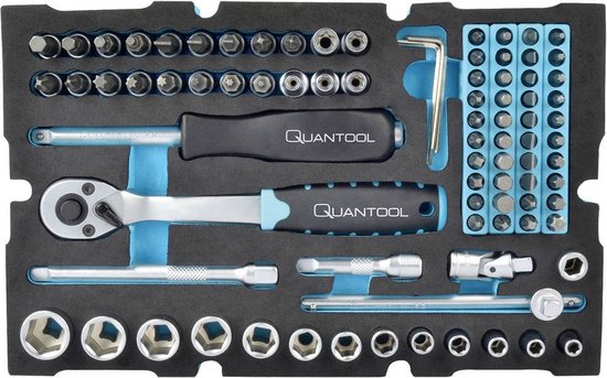 Mannesmann 1/4 Superlock doppenset 46-delig