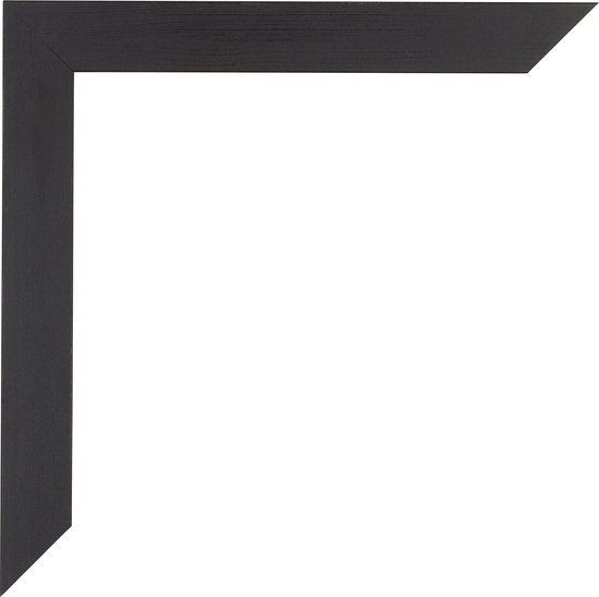 Cadre Photo Mura Your Decoration - 25x25cm - Grain de Bois Zwart