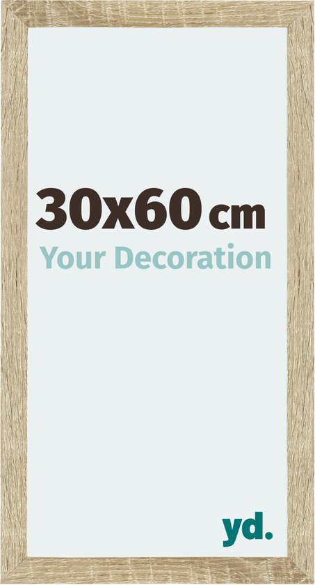 Cadre Photo Mura Your Decoration - 30x60cm - Chêne Sonoma