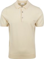 Profuomo - Poloshirt Luxury Ecru - Modern-fit - Heren Poloshirt Maat XL
