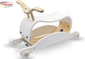 Bol.com Mamabrum houten loopfiets en hobbelpaard voor kinderen - 2-in-1 rocker en bike aanbieding