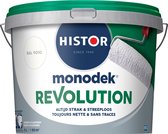 Histor MonoDek Revolution Muurverf Mat - Goed Reinigbaar - Optimale Dekking – Afwasbaar - 5L - RAL 9010