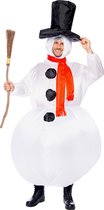 FUNIDELIA Opblaasbaar Sneeuwpop Kostuum voor volwassenen - Ons Size