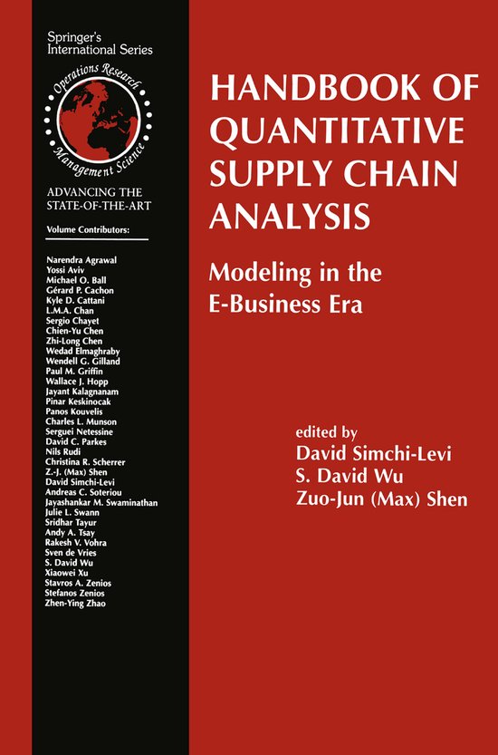 Handbook of Quantitative Supply Chain Analysis - cover
