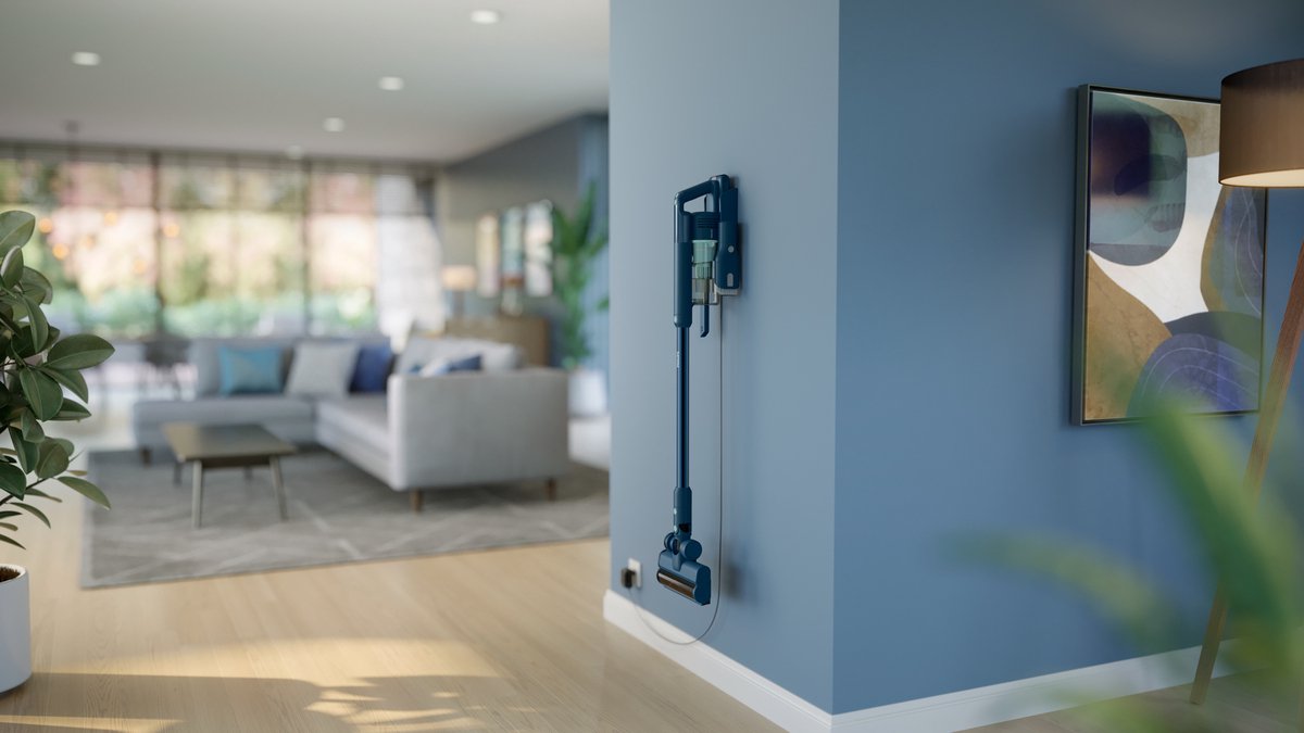 Philips Steelstofzuiger met Dweilfunctie XC5041/01 Aqua - Draadloos en Zonder Zak - Zuigmond met LED Verlichting - Kruimeldief - Batterijduur tot 60 min - Lichtgewicht - Blauw — afbeelding 6