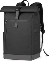 Rugzak voor dames en heren, 25 - 30 liter, fietsrugzak, laptoprugzak, schoolrugzak voor universiteit, fiets, vrije tijd, werk, sport, reizen, wielrennen, rugzak, stijlvolle dagrugzak met 17 inch laptopvak