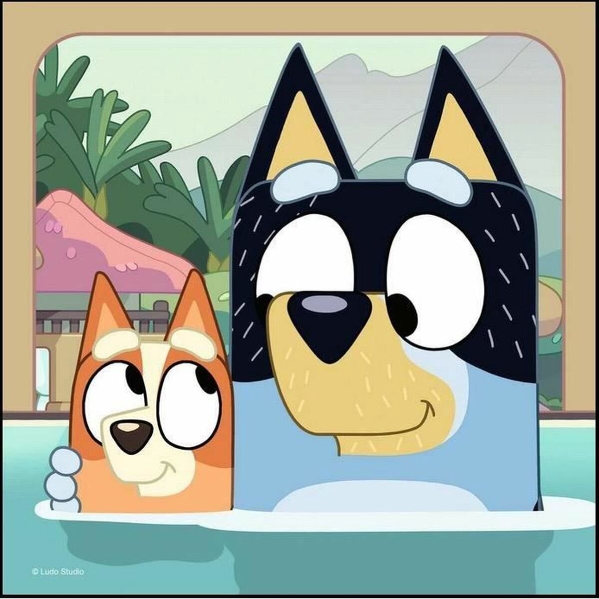 De Avonturen van Bluey Legpuzzel. 3x49st.