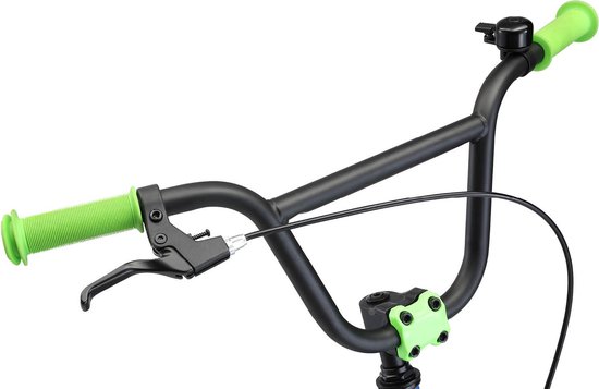 Bikestar 20 inch BMX kinderfiets, blauw / groen van Bikestar — afbeelding 4