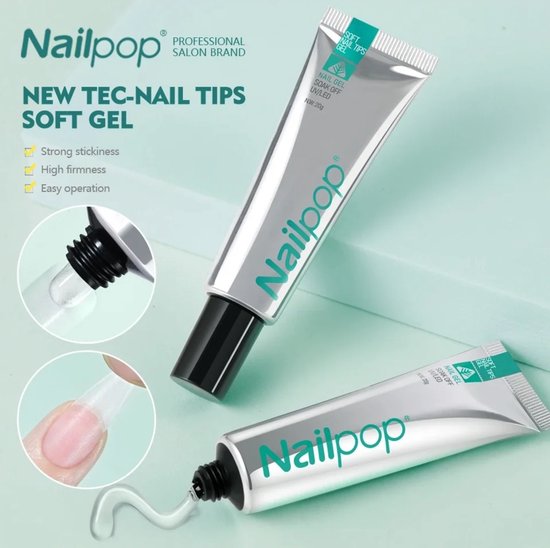 Nagellijm voor Tips - 20 ml - Nail Glue - Nagellijm - Tip Lijm Nagels - Nagel Lijm voor Tips - Tip Lijm - Tiplijm