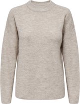 Only Trui Onlcamilla O-neck L/s Pullover Noos 15277080 Pumice Stone Dames Maat - M