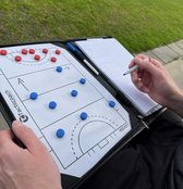 Coachmap Hockey Met Rits - Leren Hockeymap - Inclusief magneten en notitieblok Hockey