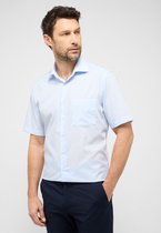 ETERNA chemise modern fit manches courtes - popeline - bleu clair - Infroissable - Taille col : 45