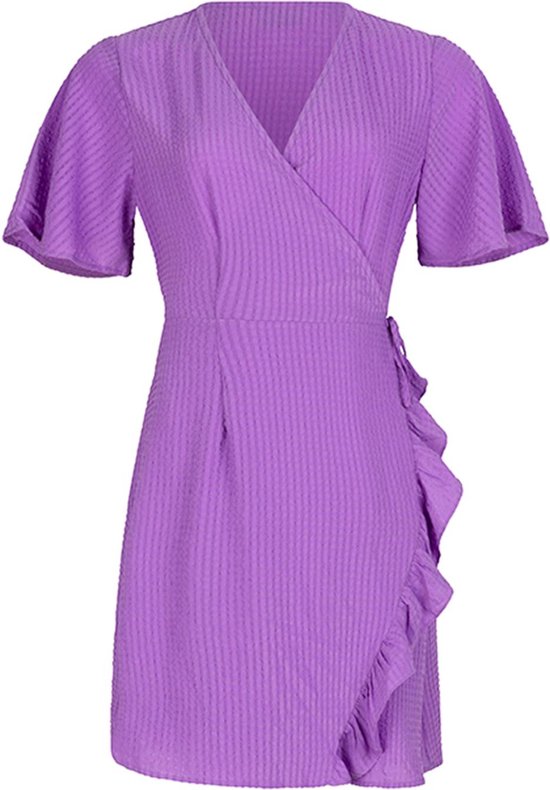 Lofty Manner Jurk Dress Emerie Pe28 1 Purple Dames Maat - XS