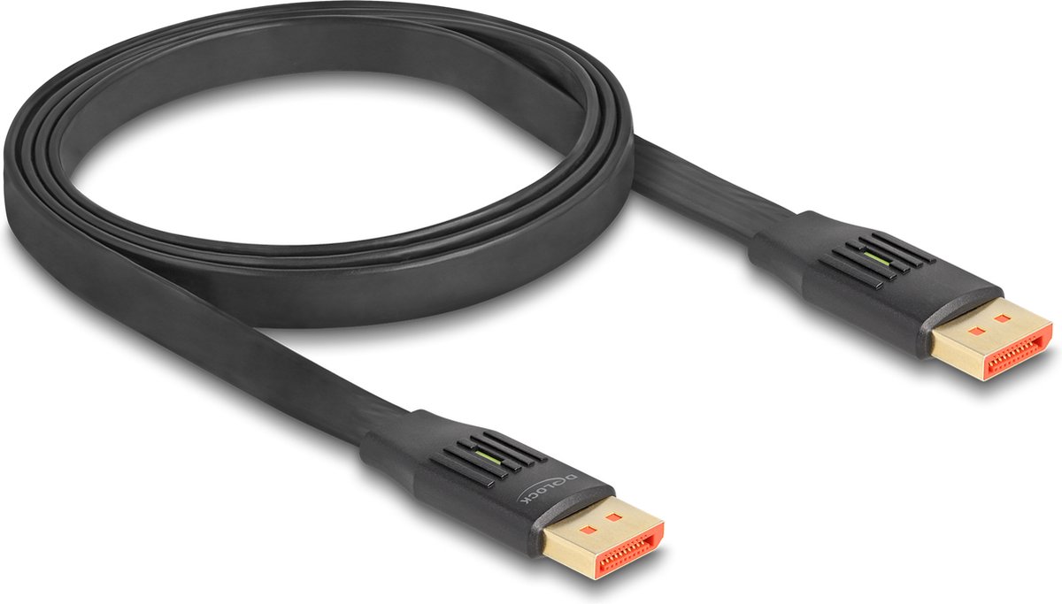 Delock DisplayPort Flat Ribbon Cable 8K 60 Hz 1 m