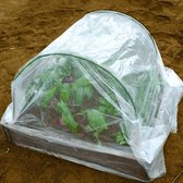 2 x 3 m polyethyleenfolie, transparante kasfolie, kasfolie, winterbestendig, polyethyleenfolie, transparant, sterk voor tuinieren, tomatenhuis, kasfolie