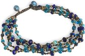 Enkelbandje Blauw