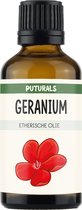 Geraniumolie 100% Biologisch & Puur - 30ml - Geranium Etherische Olie voor Huid, Haar en Aromatherapie - Werkt Stressverlichtend en Ontstekingsremmend - Puur en COSMOS Gecertificeerd