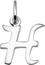 Lucardi Zilveren Letterhanger - H