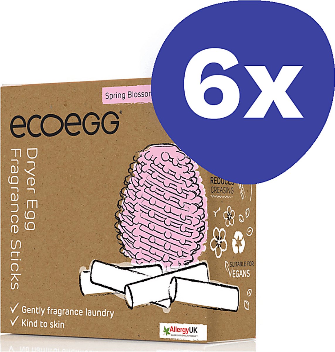 Goedkoopste Eco Egg Droogballen Refills (6 refills