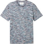 Tom Tailor T-shirt T Shirt Met Print 1041830xx10 35583 Mannen Maat - XL