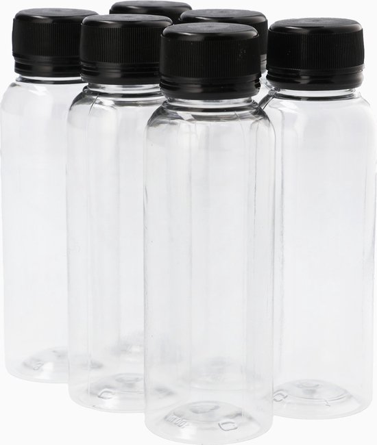 10 ml rollerfles dik transparant glas RVS Rollerbal Gouden Dop