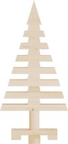 vidaXL - Kerstdecoratie - kerstboom - 60 - cm - massief - grenenhout