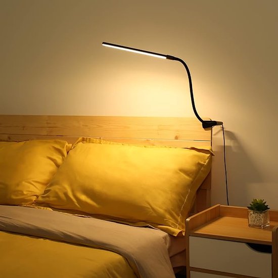 Led-bureaulamp, bureaulamp - Oogbeschermende LED Lamp - Bespaar ruimte1.4 x 30 x 40 cm