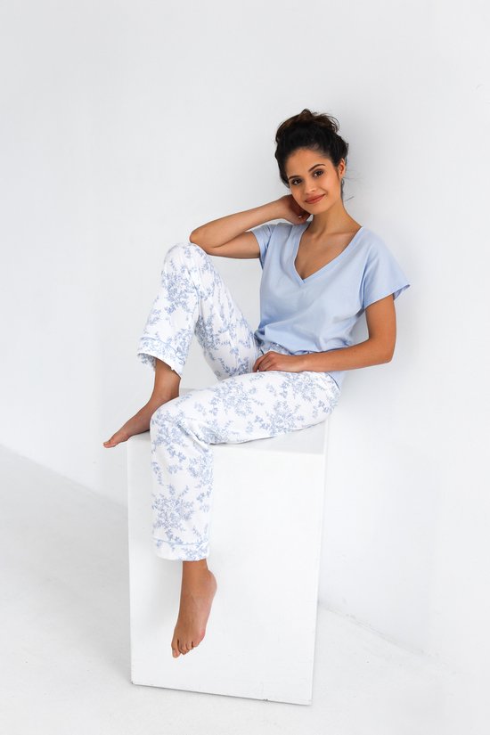 Sensis en coton Sensis Femme Adultes | Pantalon long à manches courtes | Gabrielle 36/ S