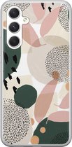 Leuke Telefoonhoesjes - Hoesje geschikt voor Samsung Galaxy A54 - Abstract print - Soft case - TPU - Print / Illustratie - Multi