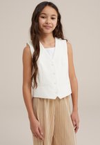 WE Fashion Meisjes regular fit gilet met stretch