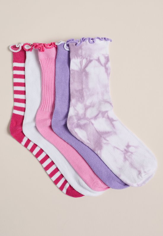 WE Fashion Meisjes sokken, 5-pack