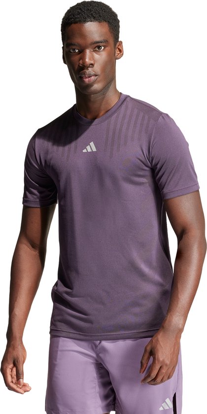 T-shirt d'entraînement adidas Performance HIIT Airchill - Homme - Violet - XL
