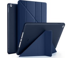 Tablet Hoes geschikt voor iPad Hoes 2017 - 5e generatie - 9.7 inch - Smart Cover - Blauw