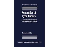 Omslag van Semantics of Type Theory