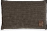 Sierkussen Jesse Knit Factory - Taupe Foncé - 60x40