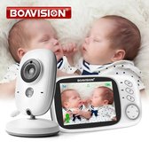 Go-shipping - Baby Monitor - Babyfoon Met Camera - Babyfoon 2.4G Draadloze Met 3.2 Inch Lcd 2 Way Audio Talk - Baby monitor
