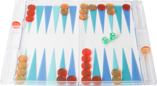 Plateau de Backgammon Niceey - Transparent