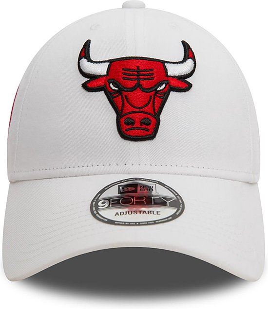 New Era Chicago Bulls NBA White 9FORTY Adjustable Cap