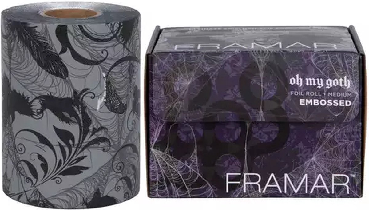 Framar Medium Foil Embossed Oh My Goth