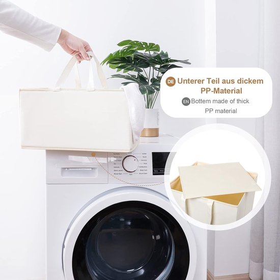 Yorbay Wasmand van bamboe met wieltjes, wassorteerder met 4 verdiepingen, badkamerrek met 3 opbergmanden, wasverzamelaar, wasmand, wasmand voor badkamer, 121 x 34 x 42 cm (zwart