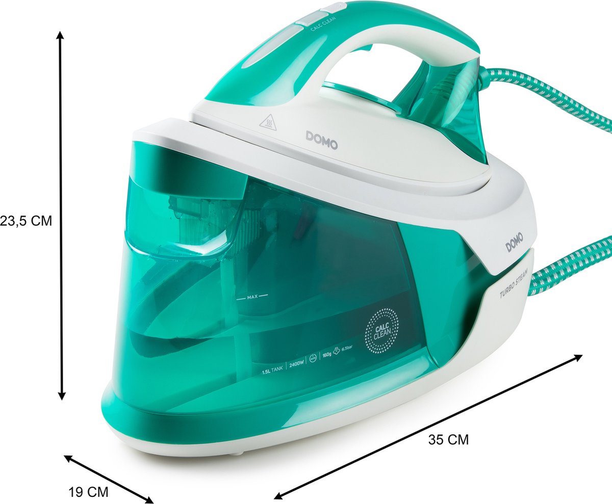 DOMO DO7118S Stoomgenerator - 6,5 bar - 1,5 L - 2400 W — afbeelding 5