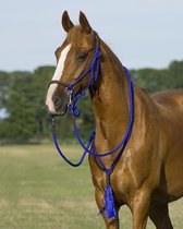 QHP - Touwhalster - Combi Neckrope - Liberty - Kobaltblauw - Pony