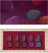 Pink Gellac | Color Box Imperial - Vernis gel - Set de 5 couleurs foncées - Vegan