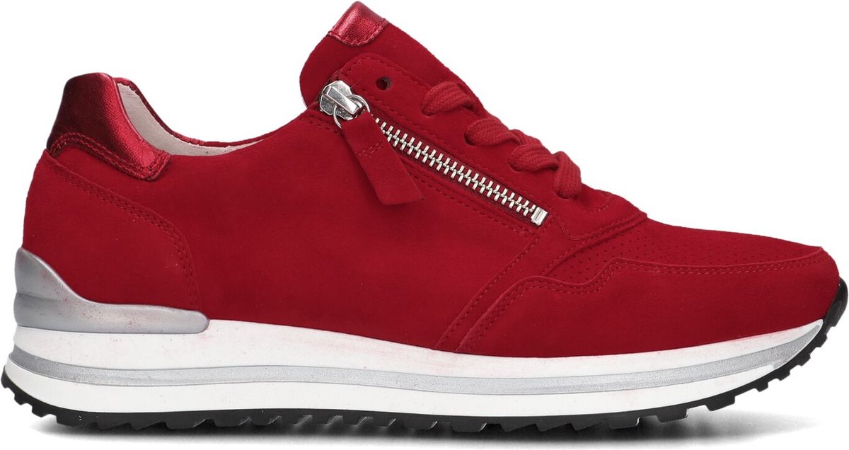 Gabor 528 Lage sneakers - Dames - Rood