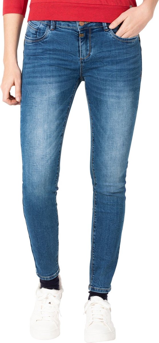 TIMEZONE Dames Jeans Broeken TIGHT SANYATZ skinny Fit Blauw 24W / 30L Volwassenen
