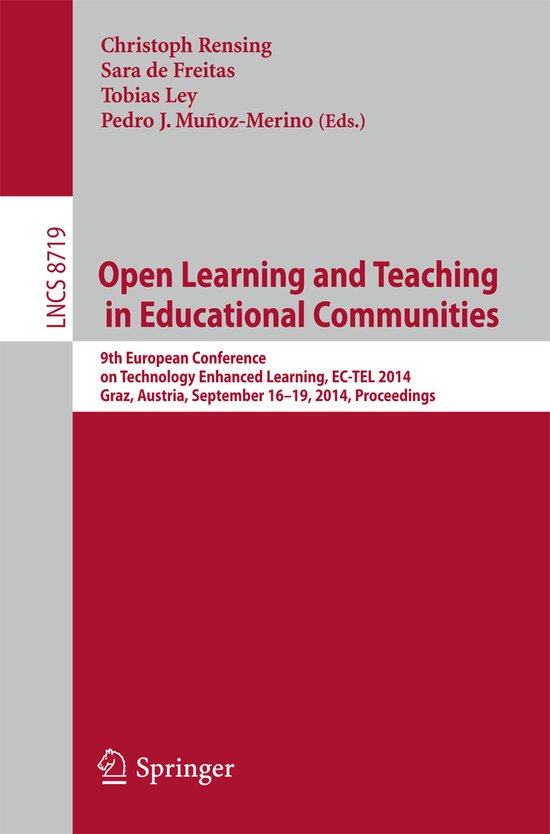 Open Learning and Teaching in Educational Communities - cover